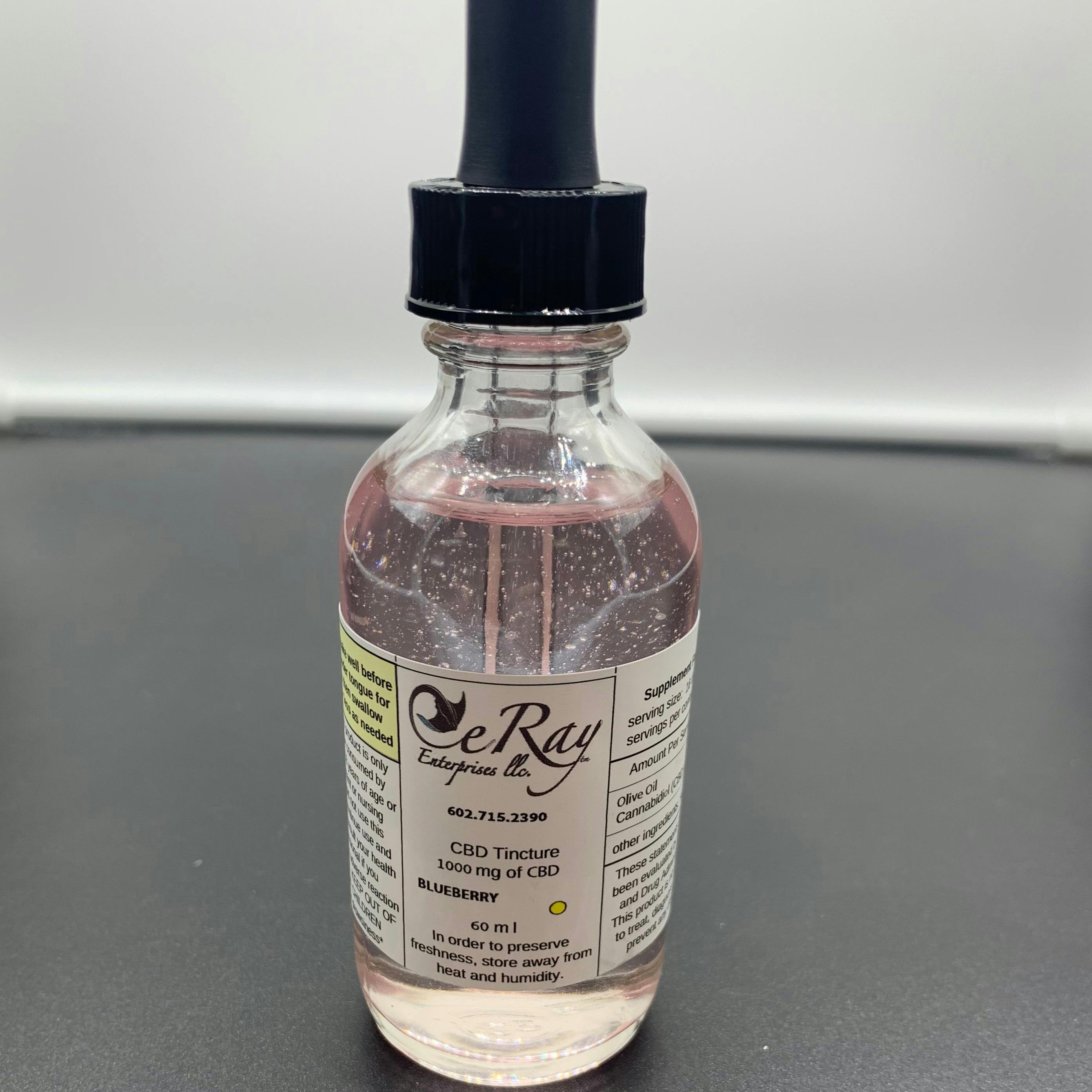 1000 MG Blueberry CBD Oil Tincture